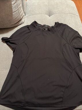 Men's Black Short-Sleeve Active Tee by Unbranded